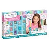 Make It Real Swift Clicks Deluxe Bracelet Studio - Create Colorful Friendship Bracelets with Swift Clicks Deluxe Design Tool - Includes Beads and Charms