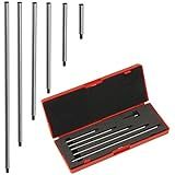 Anytime Tools Dial/Digital Indicator Extension Stem Rod Set 6 Piece 1", 2", 3", 4", 5", 6" Combine to 0-21"
