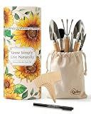 Quiby 19-Piece Small Garden Tools Set, Indoor Plant Tools for Houseplant