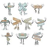 AmazingSpark 10 Set Eucalyptus Math Posters for Classroom Large Math Keyword Symbol Bulletin Board Cutouts Educational Mathematics Vocabulary Tools for Teacher Back to School Wall Decor