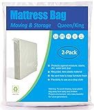 ComfortHome Mattress Bag for Moving and Storage, Queen and King Size, 2 Pack