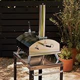 Stoke 13 Inch Outdoor Pizza Oven – Wood Pellet Portable Pizza Oven for Backyard, Camping, or Tailgating – Stainless Steel Oven with Pizza Stone & Accessories