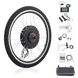 Ktaxon 48V 1000W 26" Electric Bike Conversion Kit, Rear Wheel w/Flywheel