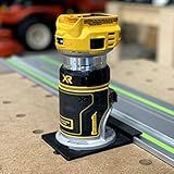 ToolCurve's Guide Rail Adapter Compatible with Dewalt Router - Made in USA