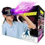 Heromask Educational VR Headset for Kids 5-12, Math Games, Phone Powered