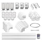 Central Vac Electric Installation Kit (3), 80 ft. of Pipe