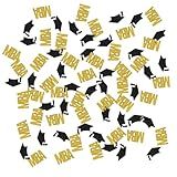 Conqrats MBA Confetti Glitter, MBA Graduation Table Decor, Conqrats Grad Paper Scatter, High School College MBA Graduation Party Table Decorations, 120pcs
