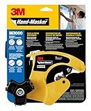 3M Hand Masker M3000 Tape Dispenser, Film & Tape, Applies Painter's Tape to Masking Film or Paper in One Continuous Application, Compact & Lightweight Design, Saves Time When Preparing For Painting