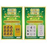 WINGKIND Will You Marry Me Proposal Fake Lottery Tickets Scratch Off Cards, Great Marriage Proposal Idea, 2 Pack