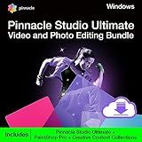 Pinnacle Studio Ultimate Video and Photo Bundle 2023 | Pinnacle Studio 26 Ultimate and PaintShop Pro 2023 plus exclusive collection of motion graphics, overlays, and scripts | [PC Download]