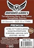 Premium Terraforming Mars: Dice Game Compatible Sleeves (55 x 77 MM) (Pack of 50)
