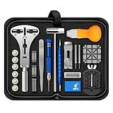 JOREST Watch Repair Tool Kit, Battery Replacement, Strap Adjustment, Bracelet Pin Removal, Band Link Remover, Resizing Tool, Wrench Opening Cover, Case Back Opener, Screwdriver, Spring Bar