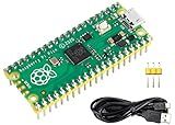 With Pre-Soldered Header Raspberry Pi Pico Microcontroller Development Board Based on Raspberry Pi RP2040 Chip,Dual-Core ARM Cortex M0+ Processor