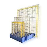Storage Rack for Quilting Rulers, 12 Slot Ruler Holder Organizer and Storage (1-Pack)