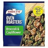 Birds Eye Oven Roasters, Seasoned Broccoli and Cauliflower, Convenient Roasted Veggies for Sides With Frozen Vegetables, 14 OZ Bag