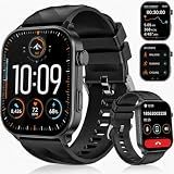 IMSVEPR Smart Watch for Men, GPS, 2.01" HD Fitness Watch Black