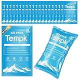 Tempk Dry Ice Packs for Shipping Non-Stick for Food Ice Bag Double-Sided Absorption Long Lasting Shipping Cold Packs for Coolers Lunch Bags Freezer 20 Packs