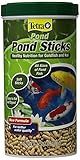 Tetra Pond Sticks, Koi Fish & Goldfish Food, Soft Sticks, Easy to Digest Floating Pond Fish Food, 3.53 ounces