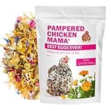 Pampered Chicken Mama Best Eggs Ever! Nesting Herbs for Chickens (10 Ounces) Calcium Supplement for Chickens | Chicken Feed Supplies, Hen Treats for Coops
