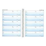 Rediform Follow-Up Voice Mail Log, Flexible Cover, Spiral Binding, 10.625" x 8", 500 Messages (51114)