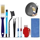 Midukit Vacuum Attachments Accessories for Robot Vacuum Cleaner,Cleaning Brush roll Cleaning Tool Replacement Parts, Part kit Tool for Vacuums Cleaner Replacement Include Vacuum Cleaning Cloth