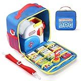 OCXLLEATLY Storage Case for Little Tikes Story Dream Machine Books Starter Set, Toys Storage Holder Travel Case for Many Story Collection, Storytime/Little Golden Book Accessories, Blue, 8.6x8.2x5.5