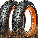 Allscape 24x4.0 Fat Tire E-Bike Tires – Heavy Duty 24 Inch Bike Tires for Electric Bikes & Mountain Bikes, All-Terrain Grip, Puncture Resistance, Trail Ready – 2 Pack – USA Customer Support