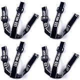 RecDec 4 Pack Headlamp Strap Replacement Headband Head Lamp Elastic Head Band Belt for LED Headlamps Flashlight Rechargeable Hands-Free Headlight Bike Front Light
