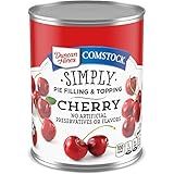 Duncan Hines Comstock Simply Pie Filling, Cherry, 21 Ounce, Count of 8 (Pack of 1)