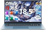 SGIN Windows 11 Laptop, 18.5 Inch Laptops with 16GB RAM 1024GB SSD, Office 365, Celeron N5095 Quad-Core(Up to 2.9GHz), Cooling Fan, WiFi 6, 8000mAh, HDMI, Business Student Computer for Work, School