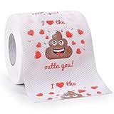 Valentines Day Gifts for Him/Her, Romantic Novelty Gifts Toilet Paper, Funny Gag Gifts for Adults Men Women Boyfriend Girlfriend, Valentines Day Decor for Party Supplies Christmas Stocking Stuffers