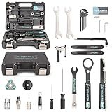 Bike Tool Kit with Storage Case - 22 PCS Bicycle Repair Tool Set Portable Tools Box - Bike Maintenance Tools for Road Bikes and Mountain Bikes