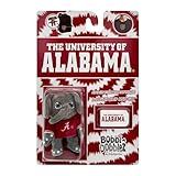 Bobbi-Dobbiez Attachable Plushie University of Alabama Big Al Mascot – Attaches to Backpacks, Bags, Shoes, Water Bottles, and More