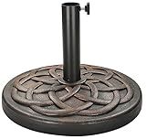 Elevon 35lb Heavy Duty Umbrella Base, Bronze