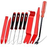 Xinodle 9 Pcs Auto Trim Removal Tool Set - Plastic Pry Tool Kit, Car Door Panel Window Clip Removal Tools, Fastener Remover, Automotive Interior Trim Tool with Mini Precision Hook and Pick Set
