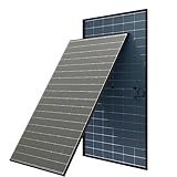 JJN Bifacial 2PCS 400 Watt Solar Panel, N-Type 16BB 400W Solar Panels, 25% High Efficiency Monocrystalline Solar Module for 12V/24V/48V PV System for Homes Rooftop Farm RV and Off-Grid Applications