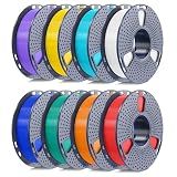 SUNLU PLA Filament 1.75mm, 250g Spool Bundle, 3D Printer Filament