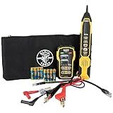 Klein Tools VDV500-920 Wire Tracer Tone Generator and Probe Kit Continuity Tester for Ethernet, Internet, Telephone, Speaker, Coax, Video, and Data Cables, RJ45, RJ11, RJ12
