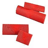 4 Pcs Wood Grain Tool, Wood Graining Painting Tool, Texture Pattern with Handle Roller Rubber Empaistic Graining Tool Paint Look Like Wood for DIY Wall Room Art Decoration