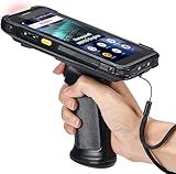 MUNBYN Upgraded Android 13 Barcode Scanner with OCR, ID Scanner, Drivers License and Passport Age Verification & Customer Management Equipped Honeywell N6703, 1D/2D Wireless Mobile Computer Handheld