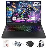 Lenovo Legion Pro 5i Gen 10 16” Gaming Laptop with Intel Core Ultra 7, GeForce RTX 5070, WQXGA OLED 165Hz, 32 GB DDR5 RAM, 1TB Gen4 SSD, Wi-Fi 7, Win 11, RGB Backlit KB,w/Accessory/Lifetime Office
