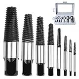 JMMRRR Broken Water Pipe Extractor 8pcs, Broken Water Pipe Screw Extractor