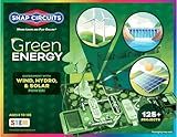 Snap Circuits Green Energy Electronics Exploration Kit | Over 125 Exciting STEM Projects | Full Color Project Manual | 45+ Snap Circuits Parts | STEM Educational Toys for Kids 8+