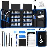 STREBITO Electronics Precision Screwdriver Sets 142-Piece with 120 Bits Magnetic Repair Tool Kit for iPhone, MacBook, Computer, Laptop, PC, Tablet, PS4, Xbox, Nintendo, Game Console