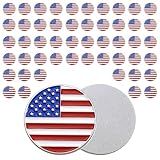 BSTWARM 50 Pcs Golf Ball Markers, Markers Assorted Patterns Value Gift Set Mark Golf Divot Tool Accessories for Men Weman Golfers