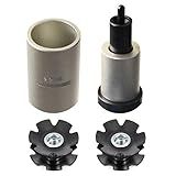 BikeHand Bike Bicycle Fork Star Nut Setting Installer Install Tool with 2 Free Star Nuts - Size 1-1/8”