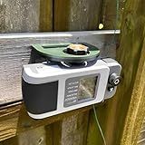 Fence/Wall Mount Bracket for Orbit B-Hyve DX 4 Smart Hose Timer, Outdoor Mounting Kit - Weatherproof Fence/Deck/Siding Installation Accessory (Black)