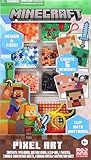 Tara Toy Minecraft Pixel Art Bead Kit 2500+ Beads, Templates & Pegboards Build Minecraft Pixel Characters & Tools Creative Craft Toy for Kids Ages 6