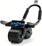 2026 Upgraded Ab Roller Wheel with Knee Mat &Timer
