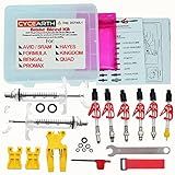 CYCEARTH Bicycle Brake DOT Oil Bleed Kit for Avid Sram Code 5 R Juicy Ultimate Elixir Formula Hayes Bngal Hope Quad Hydraulic Disc Tools …